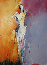 August Fandango — oil on canvas, 50×36 in
