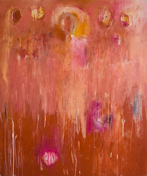 Mary Souza, Herald, oil, 68x56in